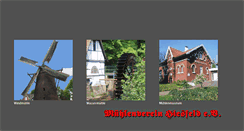Desktop Screenshot of muehlenverein.net
